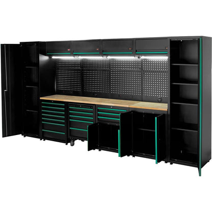 10-Pc. 15 Drawer 8 Cabinet Modular Cabinet Set