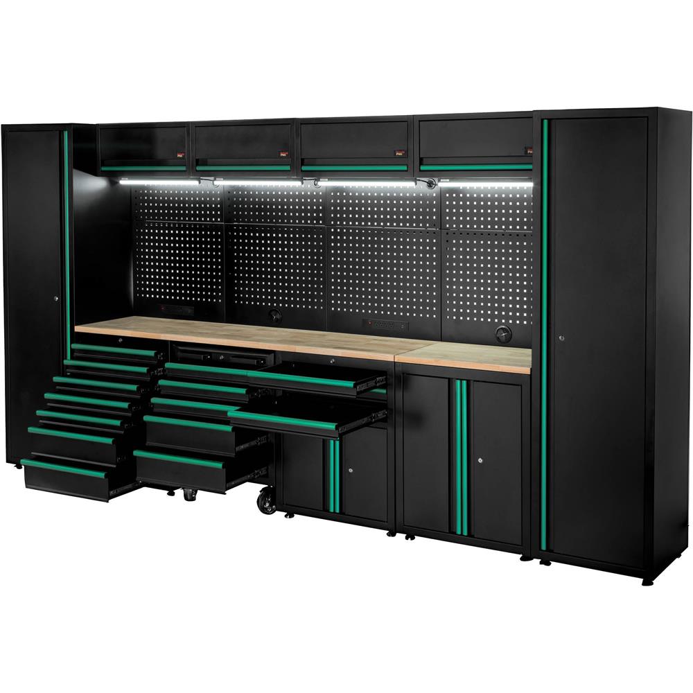 10-Pc. 15 Drawer 8 Cabinet Modular Cabinet Set