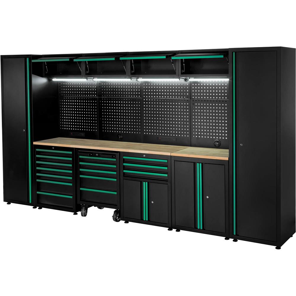 10-Pc. 15 Drawer 8 Cabinet Modular Cabinet Set