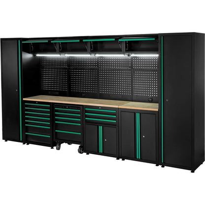 10-Pc. 15 Drawer 8 Cabinet Modular Cabinet Set