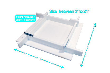 Universal Epoxy Form Kit - Fully Adjustable Form From 3" to 21" In Size - Norfolk Wood Shop