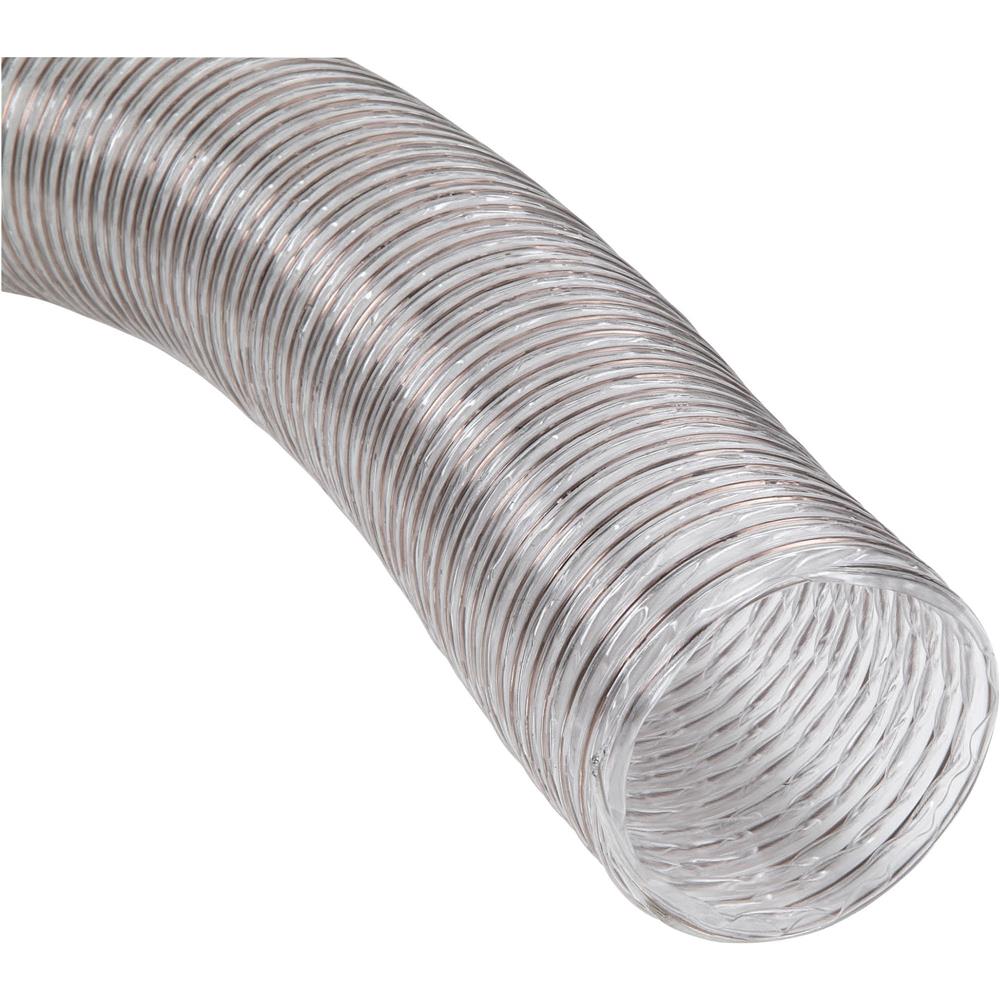 4" x 10' Clear Wire Reinforced Flexible Hose