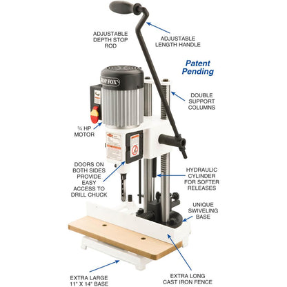 3/4 HP Mortising Machine