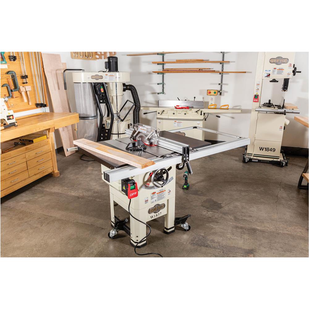 10" 2 HP Open Stand Hybrid Table Saw