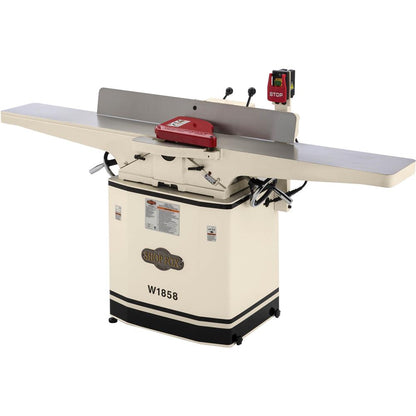 8" x 72" Dovetail Jointer w/ Helical Cutterhead & Mobile Base