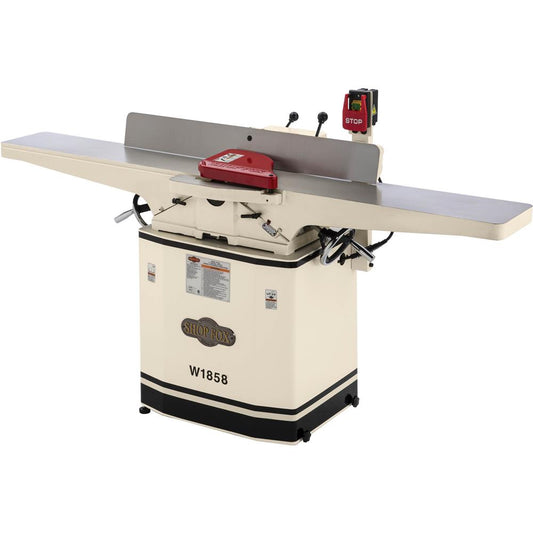 8" x 72" Dovetail Jointer w/ Helical Cutterhead & Mobile Base