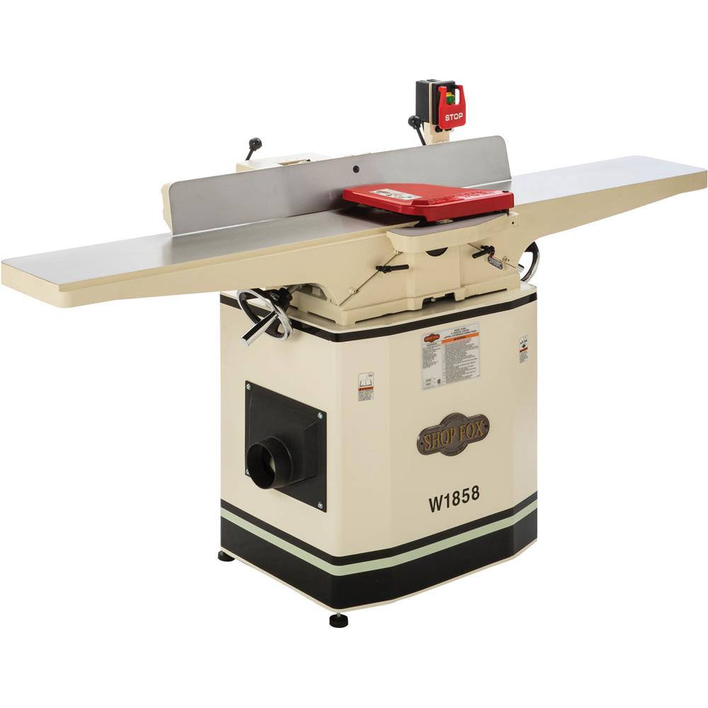 8" x 72" Dovetail Jointer w/ Helical Cutterhead & Mobile Base
