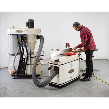 8" x 72" Dovetail Jointer w/ Helical Cutterhead & Mobile Base