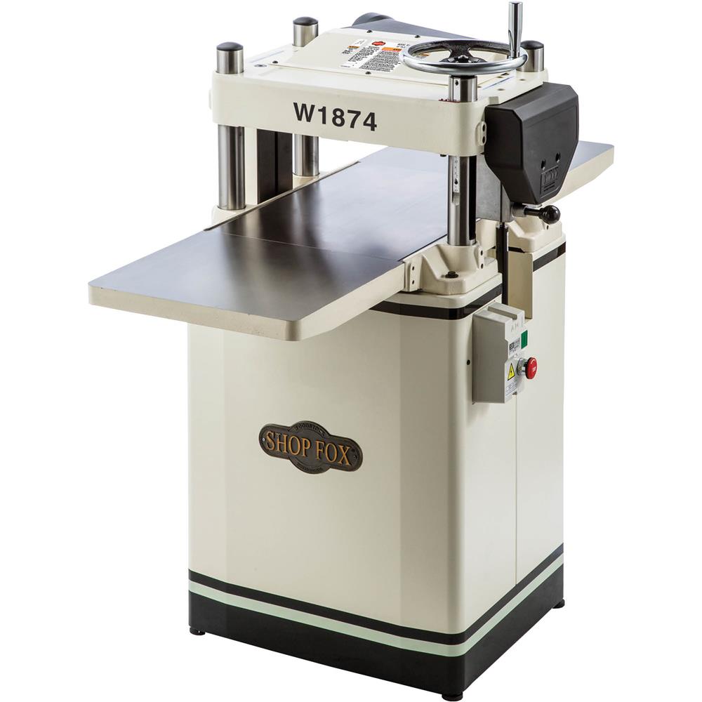 15'' 3 HP Fixed-Table Planer w/Helical Cutterhead