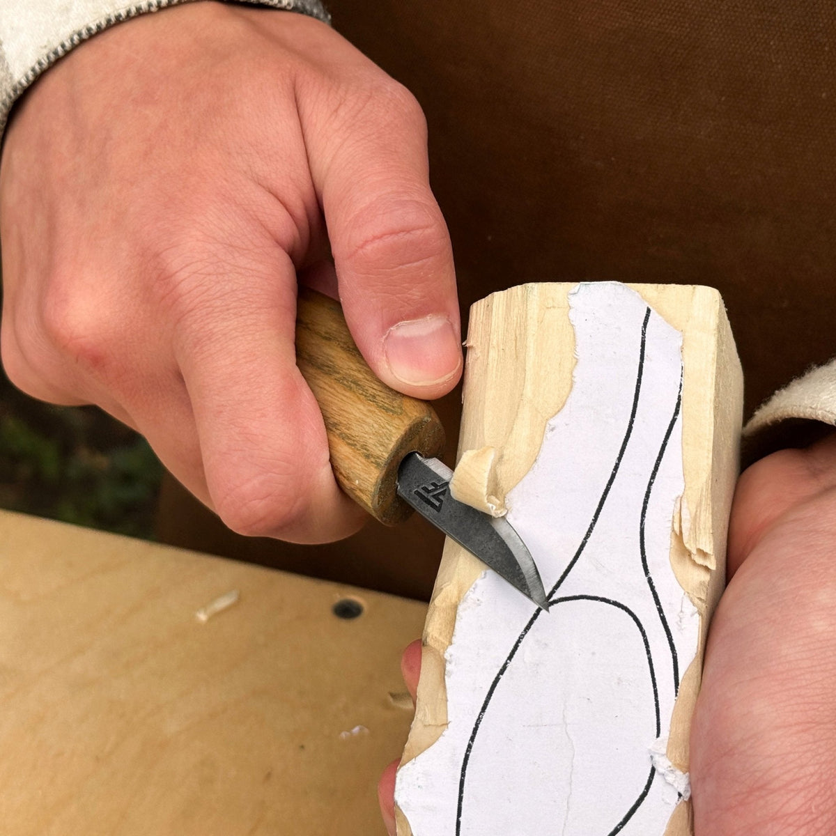 Whittling Knife for Wood Carving, 4.5 cm (1.77 inches)