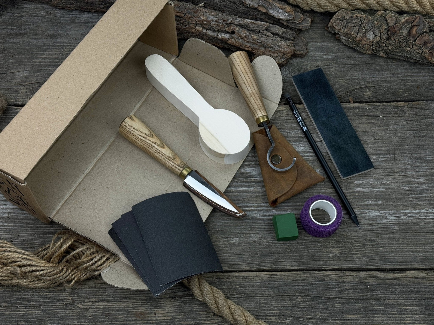 Wood Whittling Kit For Beginners – Spoon Carving Edition - Norfolk Wood Shop