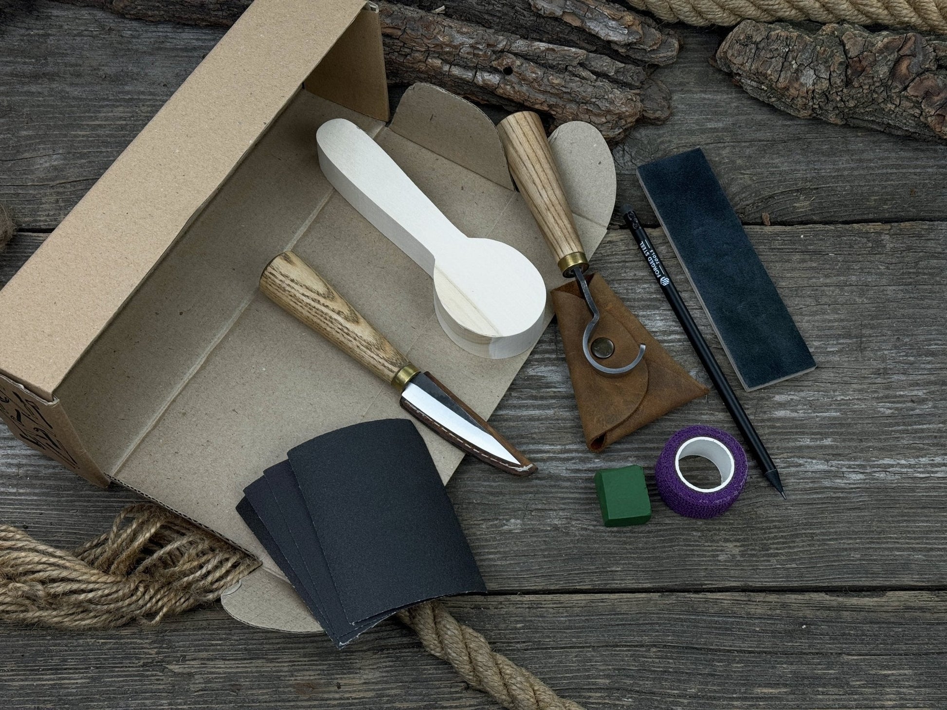Wood Whittling Kit For Beginners – Spoon Carving Edition - Norfolk Wood Shop