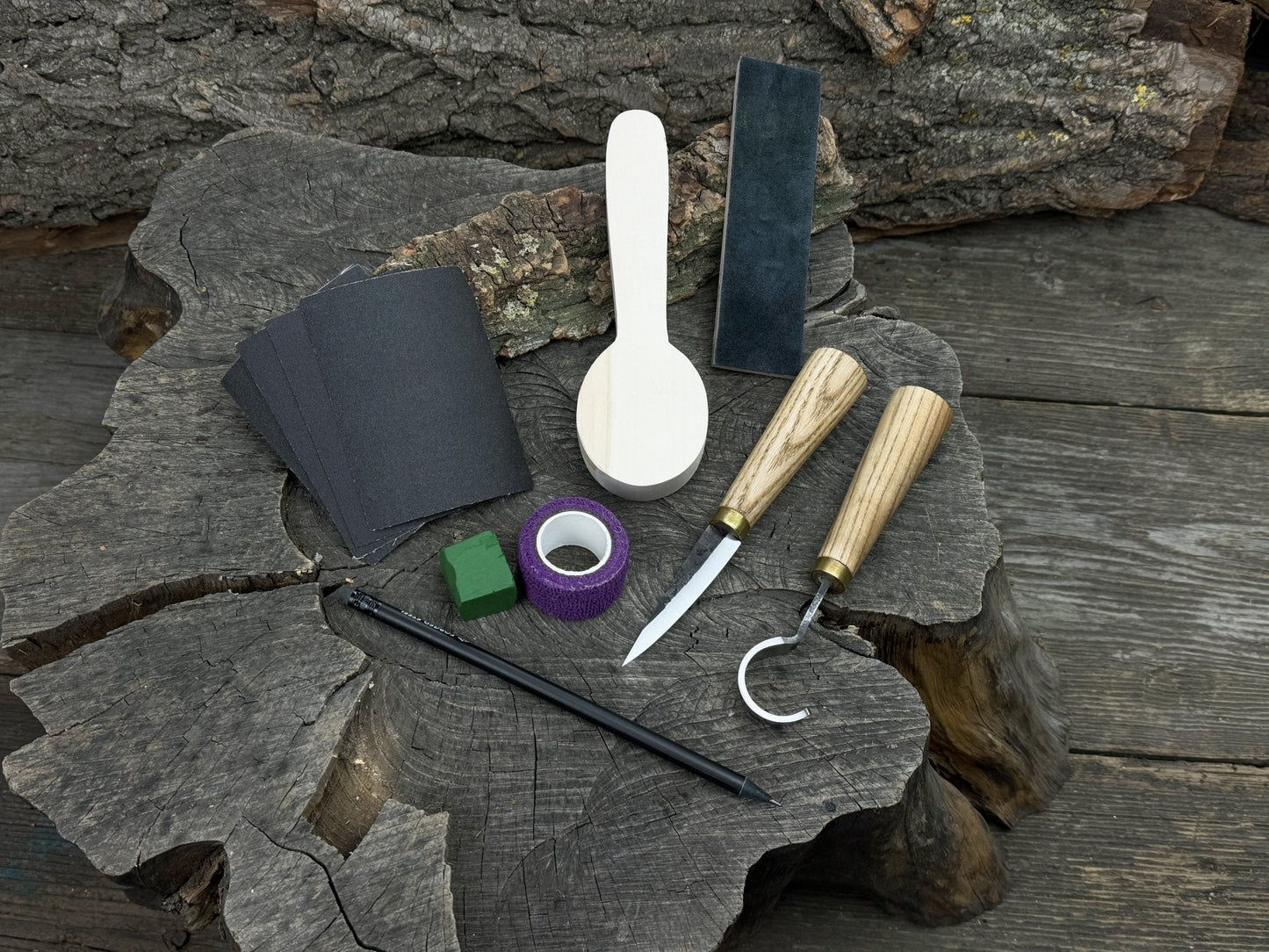 Wood Whittling Kit For Beginners – Spoon Carving Edition - Norfolk Wood Shop