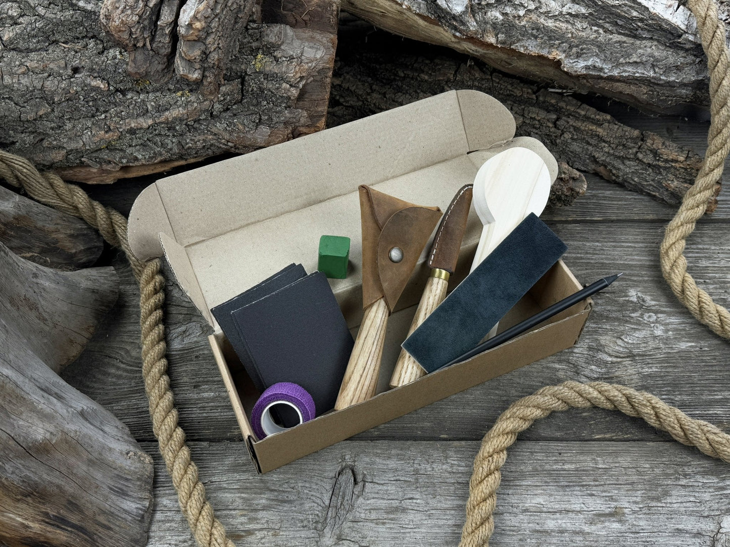 Wood Whittling Kit For Beginners – Spoon Carving Edition - Norfolk Wood Shop