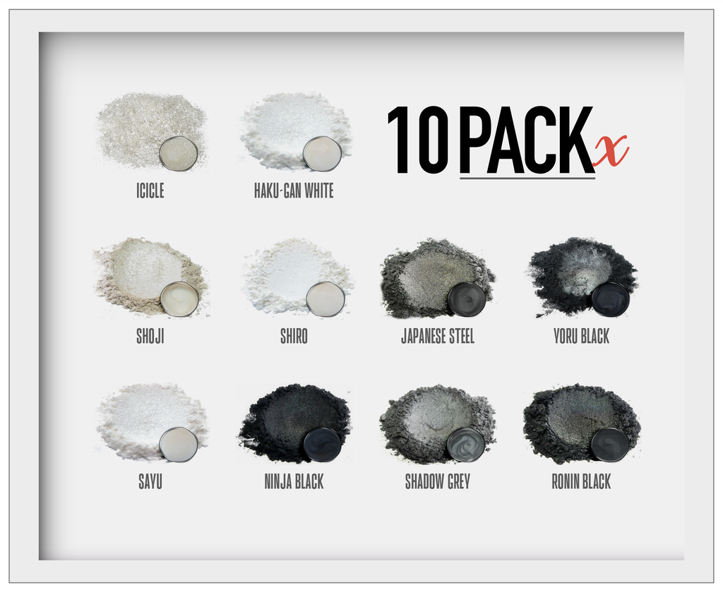 Grey/Silver Mica Powder Pigments
