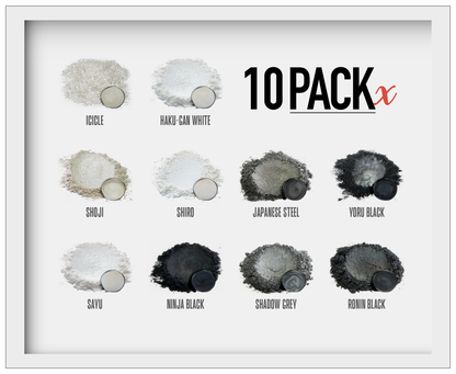 Grey/Silver Mica Powder Pigments