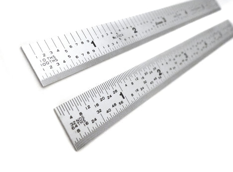 5R Flexible Satin Chrome Machinist Rulers – Bad Owl Tool