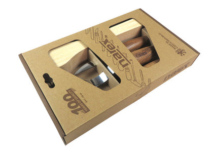 Spoon Carving Kit with Large and Small Right Hook Knives and Sloyd Carving Knife