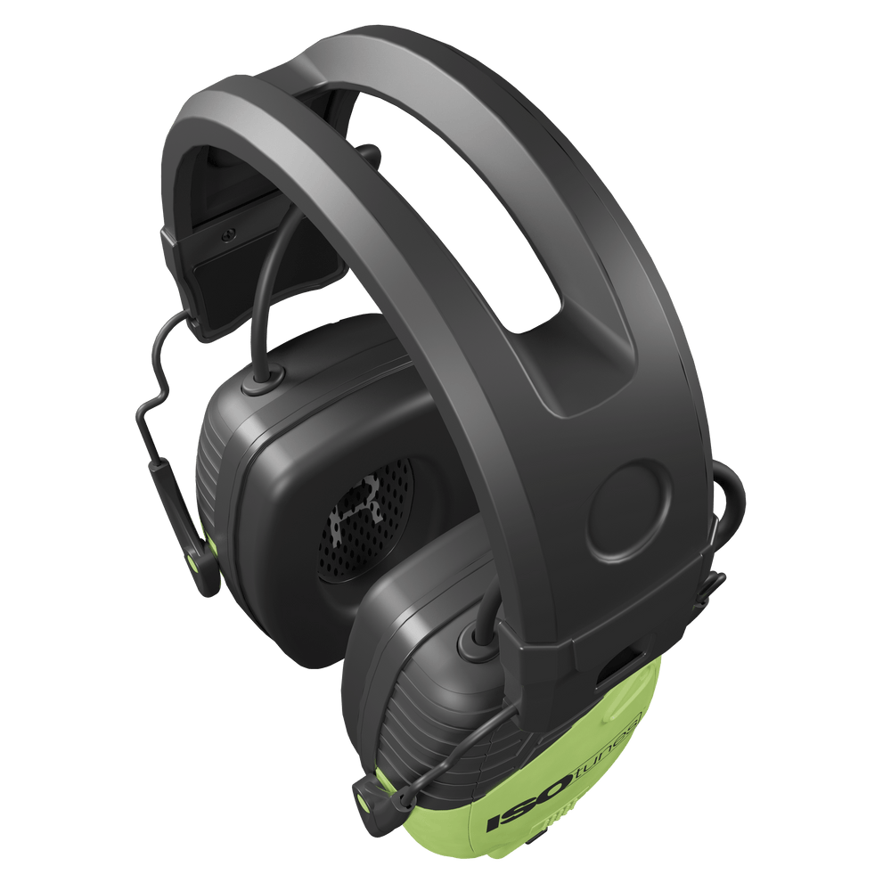 ISOTunes LINK Aware Earmuffs (Safety Green) - LINK Aware Earmuffs (Safety Green)