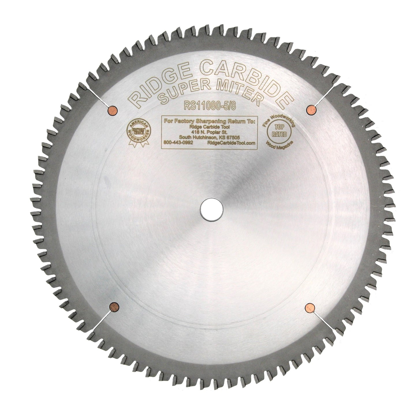 Ridge Carbide 10 X 80 AR 4+1 -5 HK .087/.115" RS1000 SUPER MITER