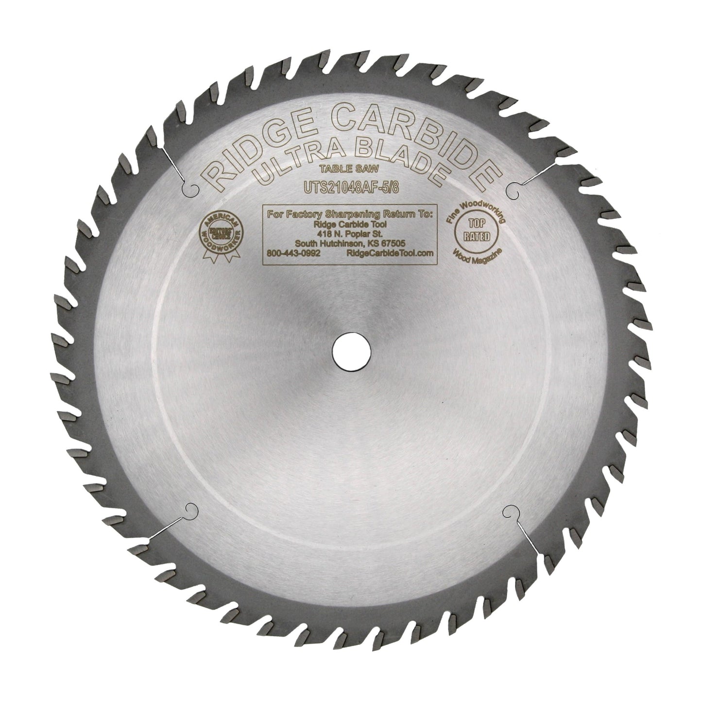Ridge Carbide 10" X 48T 25 ATB +20 HK .087 / .125" TS2000 ULTRA COMBO BLADE