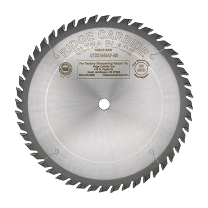 Ridge Carbide 10" X 48T 25 ATB +20 HK .087 / .125" TS2000 ULTRA COMBO BLADE