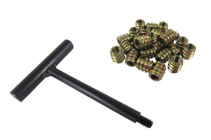 Set of 25 each 5/16-18 Threaded Inserts w/ T Insertion Wrench