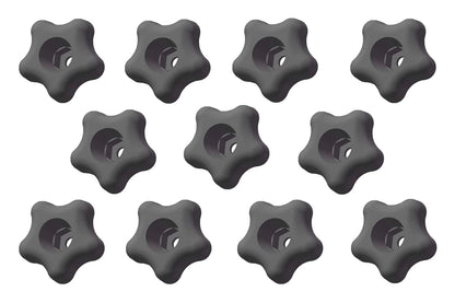 2-1/4" Snap Lock Star Knobs for Female or Male Threads - Norfolk Wood Shop