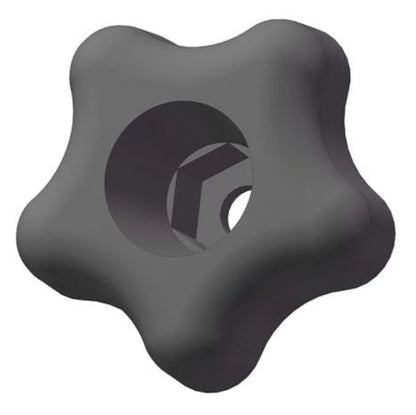 2-1/4" Snap Lock Star Knobs for Female or Male Threads - Norfolk Wood Shop